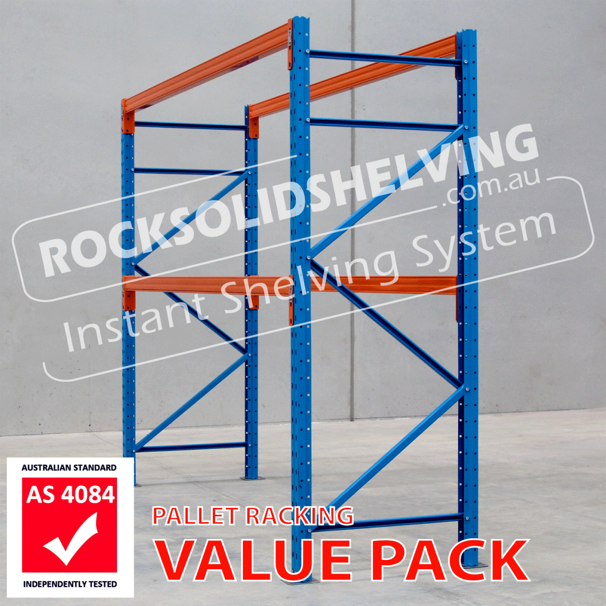 Pallet Racking Steel Mesh Decks Boards Rock Solid Shelving