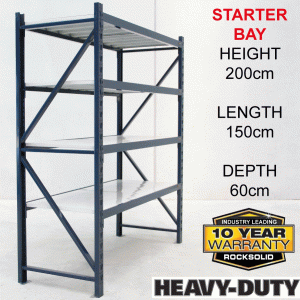 Garage Warehouse Shelving - STARTER - CLEARANCE STOCK