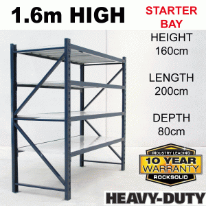 Heavy Duty 1.6mH x 2mL x 0.8m Depth STARTER BAY