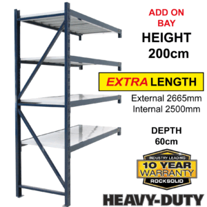 Garage Warehouse Shelving - ADD ON BAY