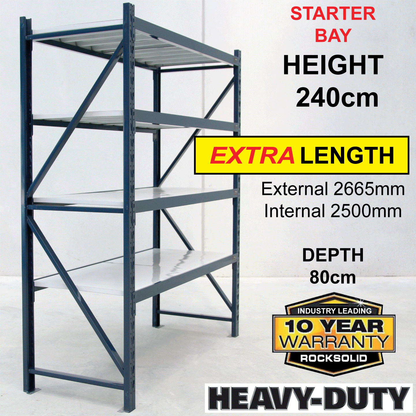 Garage Warehouse Shelving - STARTER BAY