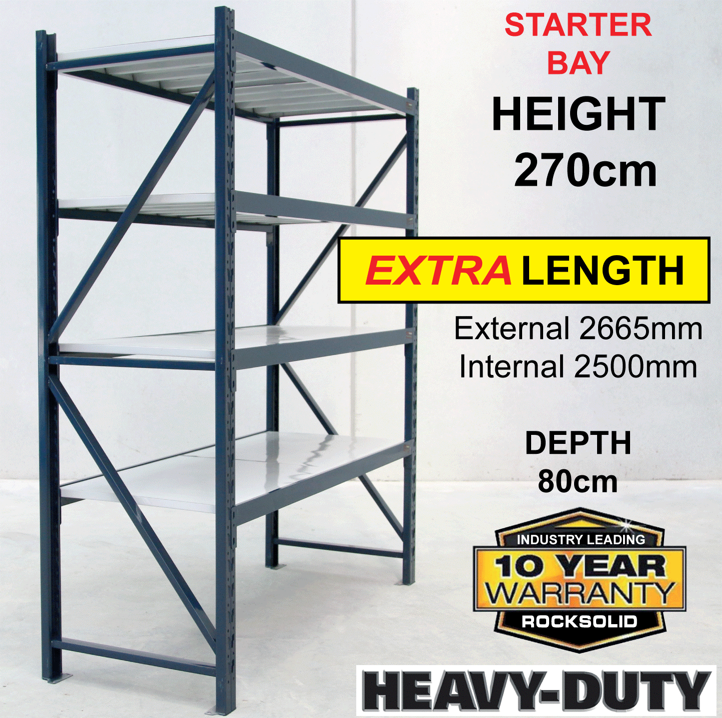 Garage Warehouse Shelving - STARTER BAY
