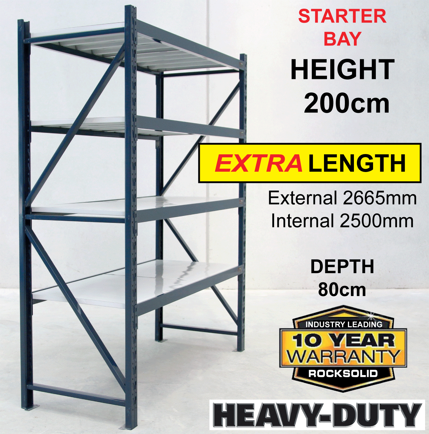 Garage Warehouse Shelving - STARTER BAY